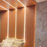 Painel Ripado Wpc Interno Wave Várias Cores 2,90m X 15cm Woopo Freijó Liso - 3