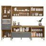 Cozinha Modulada Ametista Composição 6 Freijó Gris - Kits Paraná - 2
