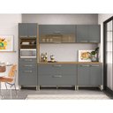 Ver imagem 3 de Cozinha Modulada Ametista Composição 6 Freijó Gris - Kits Paraná