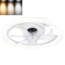 Ver imagem 1 de Ventilador Lustre Lampada de Teto Luxo Grande Led Ajustavel Controle 3 em 1 Quarto Casa Apartamento