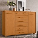 Ver imagem 1 de Cômoda para Quarto 7 Gavetas 160cm Fontaine A02 Cinamomo - Mpozenato
