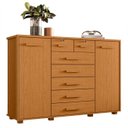 Ver imagem 2 de Cômoda para Quarto 7 Gavetas 160cm Fontaine A02 Cinamomo - Mpozenato