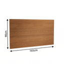 Ver imagem 3 de Painel para TV 165 x 90cm Linha Liga Modulado Marrom Canela