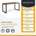 Ver imagem 2 de Mesa Escritório Home Office 150cm Kappesberg F150 Carvalho