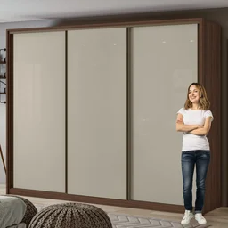 Guarda Roupa Casal 3 Portas de Correr 6 Gavetas 270,5cm Spazio Móveis Lopas - 10 Guarda Roupa Casal 3 Portas de Correr 6 Gavetas 270,5cm Spazio Móveis Lopas - 10