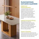 Ver imagem 6 de Mesa de Jantar Retangular 180x90cm MDF/Vidro Jambu CabeCasa MadeiraOriginals Off White/Cinamomo