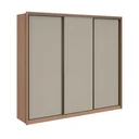 Ver imagem 3 de Guarda Roupa Casal 3 Portas de Correr 6 Gavetas 270,5cm Spazio Móveis Lopas