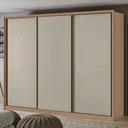 Ver imagem 1 de Guarda Roupa Casal 3 Portas de Correr 6 Gavetas 270,5cm Spazio Móveis Lopas