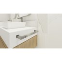 Ver imagem 6 de Porta Toalha Toalheiro de Rosto Banheiro 25cm em Aço Inox Polido Linha Larissa Stainless