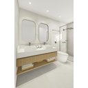 Ver imagem 3 de Porta Toalha Toalheiro de Rosto Banheiro 25cm em Aço Inox Polido Linha Larissa Stainless