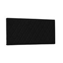 Ver imagem 1 de Painel de Cama 160cm Diamante Suede Preto - Lucadi Home