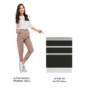Ver imagem 5 de Balcão Armário de Cozinha 60 cm 3 Gavetas Branco/Preto Glamy Madesa