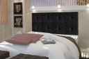 Ver imagem 1 de Painel de Cama box Botão Queen 1,60 Elegance cor Preto - Comprar Moveis em Casa