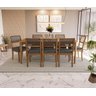 Conjunto Mesa de Jantar com 8 Cadeiras Alda - 1