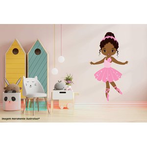 Adesivo de Parede Bailarina - Mod01:44 X 80 Cm