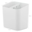 Ver imagem 4 de Conjunto para Pia Cozinha Lixeira 4,7 Porta Detergente Escorredor Branco