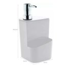 Ver imagem 3 de Conjunto para Pia Cozinha Lixeira 4,7 Porta Detergente Escorredor Branco