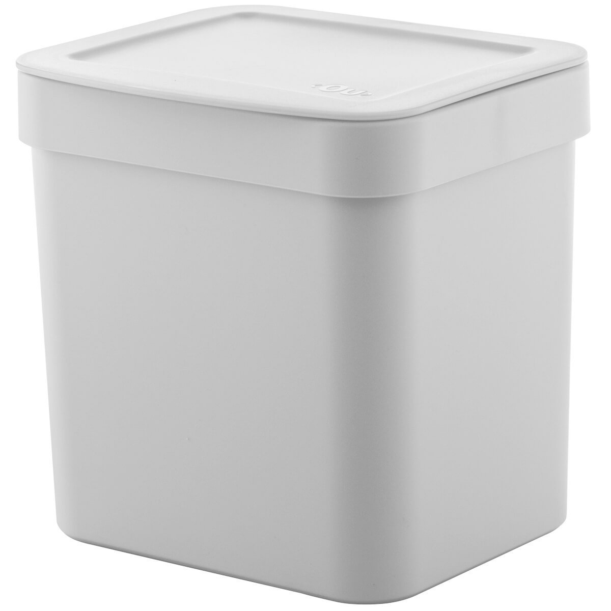 Conjunto para Pia Cozinha Lixeira 4,7 Porta Detergente Escorredor Branco - 9