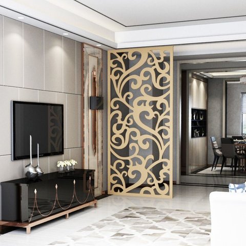 Painel Vazado Divisória Mdf Maori Crú - 0,90x2,20m