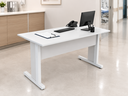 Ver imagem 1 de Mesa Secretária Pé de Ferro 1200 x 600 mm - Linha Studio: Cristal