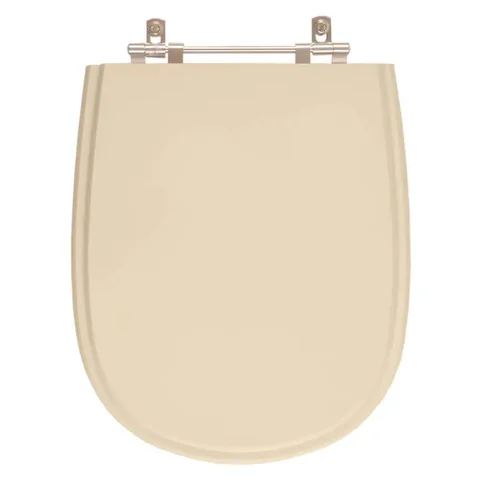 Assento Sanitario Poliester Paris Visone (Salmao) para vaso Ideal Standard