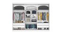 Ver imagem 2 de Guarda Roupa Casal com Espelho 6 Portas 4 Gavetas - Alba-Branco - Made Marcs
