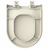 Assento Sanitário Carrara Link Lk Next Creme Soft Close - 6