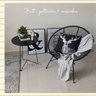 Kit 1 Cadeira Acapulco Redonda com 1 Mesinha Redonda Design Moderno Ideal para Sala, Quarto - 1