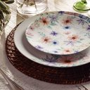 Ver imagem 3 de Prato de Sobremesa Floral 21cm em Porcelana Decorada Tramont