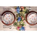 Ver imagem 4 de Prato de Sobremesa Floral 21cm em Porcelana Decorada Tramont