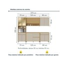 Ver imagem 2 de Kit Cozinha Nesher 5 Peças Condessa CZ443 Carv/Titânio
