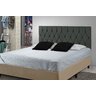 Cabeceira Dubai P/ Cama Box Queen Capitonê 1,60 Cm - Cinza - 5