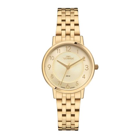 Relógio Technos Feminino Ref: 2035nev/1d Elegance Dourado