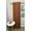 Ver imagem 1 de Cortina Terracota Oxford Uma Folha 150x250 Sala/quarto Fabritex