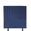 Ver imagem 2 de Cabeceira Estofada Grécia 100CM Solteiro Suede Azul Marinho - D A DECOR