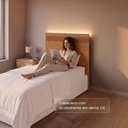 Ver imagem 4 de Painel Cabeceira Frisado Solteiro com LED 109x90cm