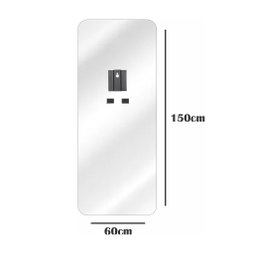 Espelho Grande Corpo Inteiro 150cm x 60cm Retangular Luxo Decoração Quarto Sala - 5