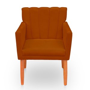 Poltrona Cadeira para Sala Elegante Confortável e Reforçada Carol Suede