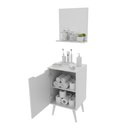 Ver imagem 4 de Armário de Banheiro 45cm 1 Porta com Espelho BN3691 Branco - Tecno Mobili