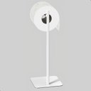 Ver imagem 3 de Porta Papel Higiênico de Chão Branco Suporte para Papel Nice