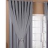 Cortina Blackout Tecido com Voial Elios Cromado e Presilha 4.00m X 2.80m:cinza/cinza - 3