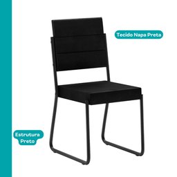 Conjunto Sala de Jantar com Mesa e 6 Cadeiras Fenix Carraro - 7