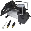 Ver imagem 4 de Mini Compressor de Ar Automotivo Portátil 12V 150 Psi com 3 Adaptadores Importway IWMCA-15035