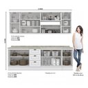 Ver imagem 6 de Cozinha Completa Americana 7 Peças Branco com Tampo - Móveis Henn