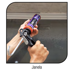 Silicone Pu Flex Uso Geral Selante Adesivo Vedação e Calafetação Unipega 280ml Branco - 5