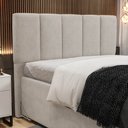 Ver imagem 2 de Cabeceira Cama Box Casal Queen 160cm Pérola W01 Linho Bege - Mpozenato
