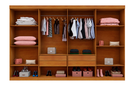 Ver imagem 2 de Guarda Roupa New Premium 8 Portas Benetil Móveis - Cinamomo