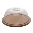 Ver imagem 1 de Queijeira De Bambu Com Tampa Plástico 23,5 X 10Cm Lyor