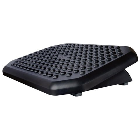 Conjunto 3 Apoios Ergonômicos Para os Pés - Suporta Até 100 Kg - Preto 850 ACRINIL