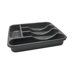 Porta Talheres Plasvale Preto